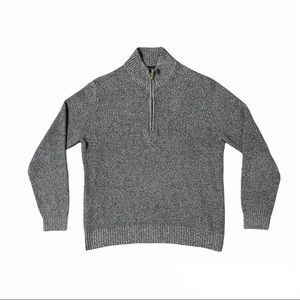 CALVIN KLEIN Men’s Half Zip Gray Sweater Size L